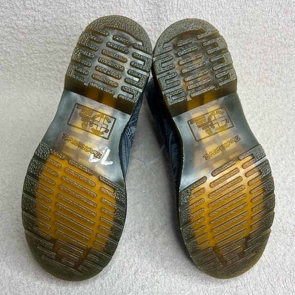 NEW Dr Martens Marble Suede Pascal 1460 Combat Lace Up Boots-Womens 5-Gray/Black - Picture 8 of 12